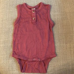 Kate Quinn Bamboo Racer Tank Bodysuit 3-6 months mos baby BRAND NWT